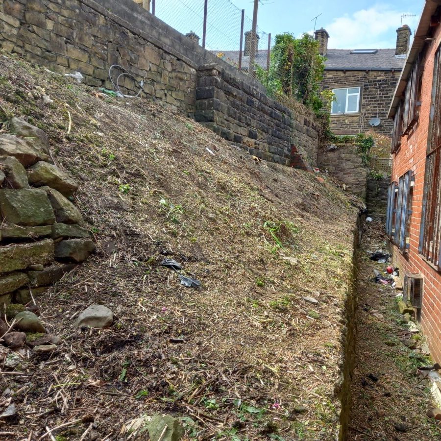 site vegetation clearance gissings barnoldswick 3