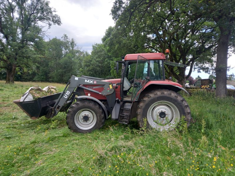 cms tractor in field near cracoe